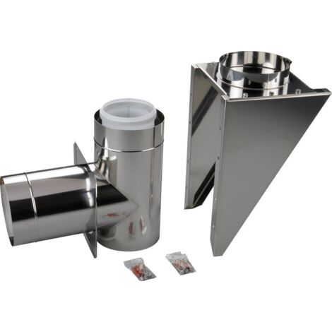 Aussenwandkonsole DN 160/225, Edelstahl DN225/160 Edelstahl/PP - 87090952 von Buderus