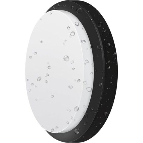 Außenwandleuchte, 13-W-LED-Deckenleuchte, schwarz, 4000 K, 980 lm, IP54 wasserdicht, 1 Stück