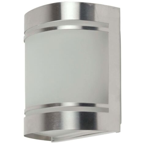 RANEX Smartwares Außenwandleuchte 14x16,5x10,5 cm Silbern