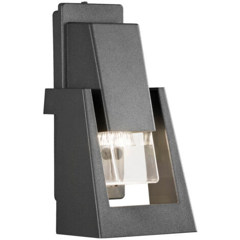 Außenwandleuchte POTENZA, Aluminium anthrazit, GU10-Sockel, IP54