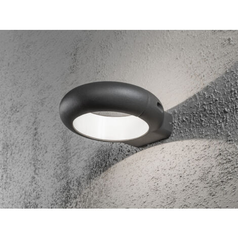 Außenwandleuchte ROVIGO, anthrazit, 5 Watt HP-LED, 350 Lumen, 3000K