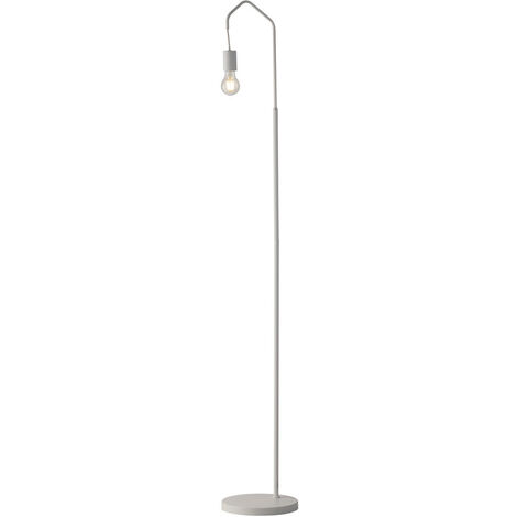 Außergewöhnliche Stehlampe HABITAT weiß - minimalistische Designerlampe H: 165cm