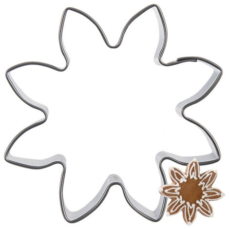 Ausstechform Blume aus Stahl 6 cm