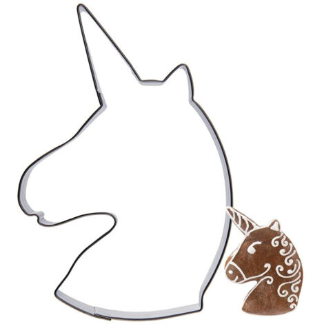 Ausstechform Einhorn aus Stahl 9 cm