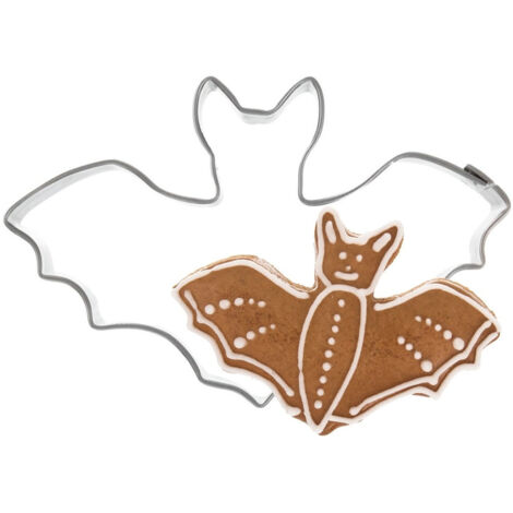Ausstechform Fledermaus aus Stahl 8 cm