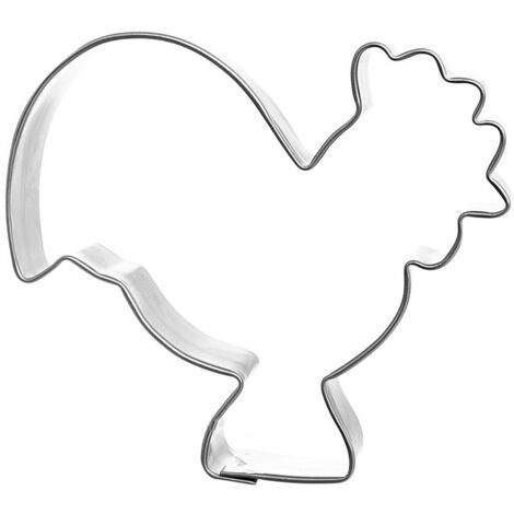 Ausstechform Hahn aus Stahl 6,5 cm
