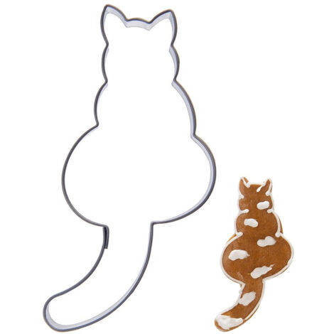 Ausstechform Katze aus Stahl 8,5 cm