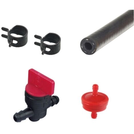 Austausch-Set Benzinhahn Benzinschlauch Benzinfilter Klemmen für B&S Motoren