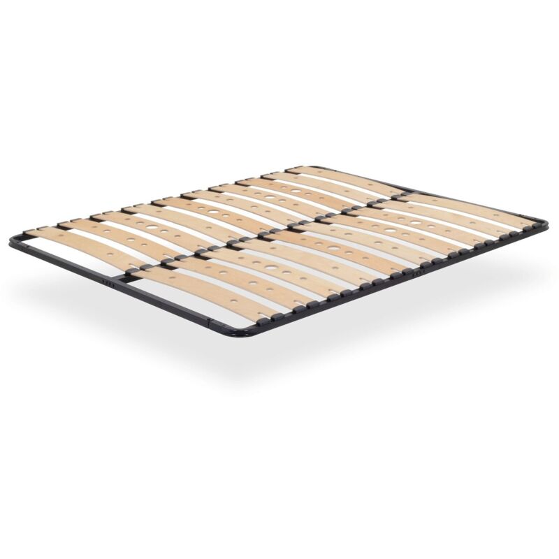AUSTEN Sommier ergonomique à lattes larges et flexibles en bois de bouleau 160x200 cm sans pieds AUSTEN Sommier ergonomique à lattes larges et flexibles en bois de bouleau 160x200 cm sans pieds