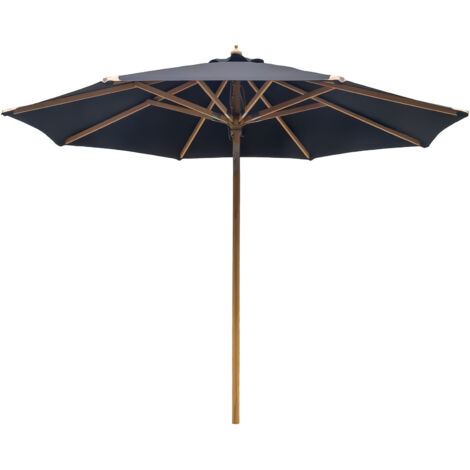 Austin parasol Ø300cm avec fonction d'inclinaison noir.