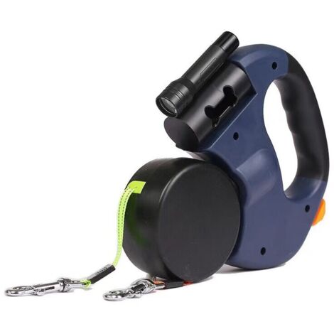 EXIN DECHEN Noir Laisse Lasso Pour Chien, 2,8 M Laisse Gros