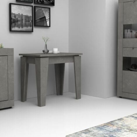 Ausziehbare Konsole 50x90 cm Beton