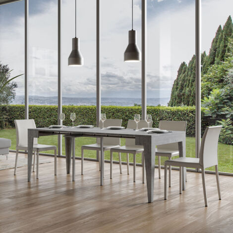 Ausziehbare Konsole 90x42/302 cm Isotta Cemento