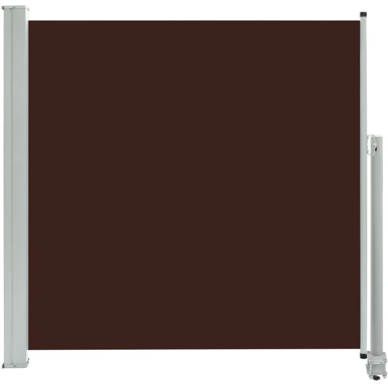 Ausziehbare Seitenmarkise 160x300 Cm Braun Vidaxl
