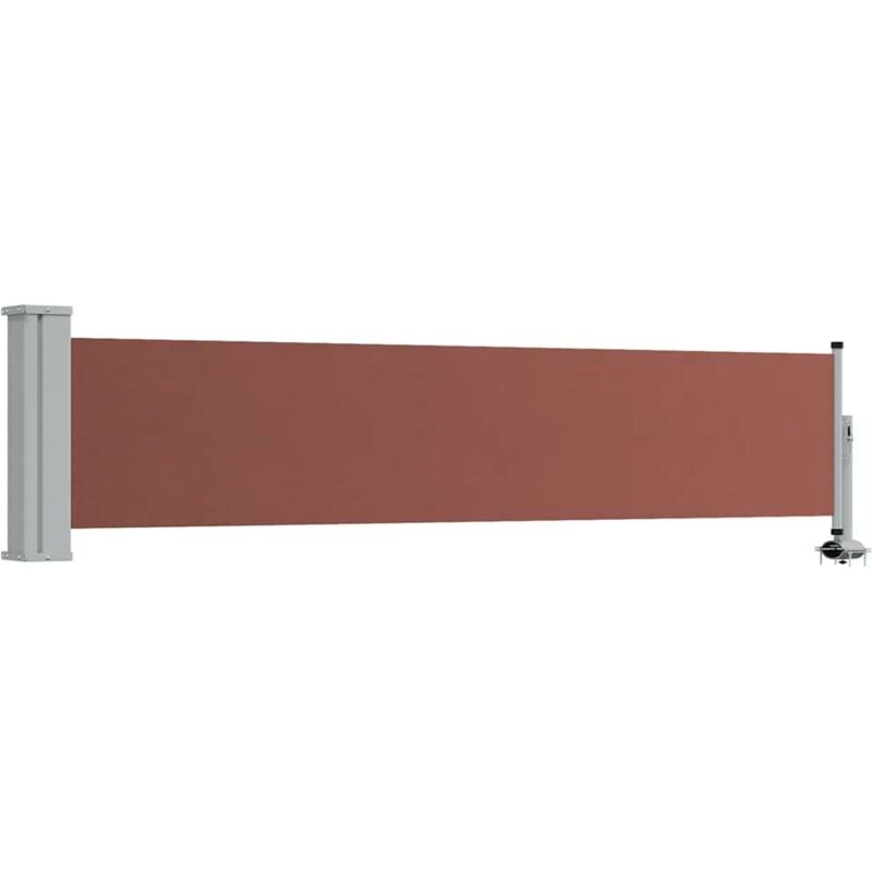 Ausziehbare Seitenmarkise 60×300 Cm Braun Vidaxl