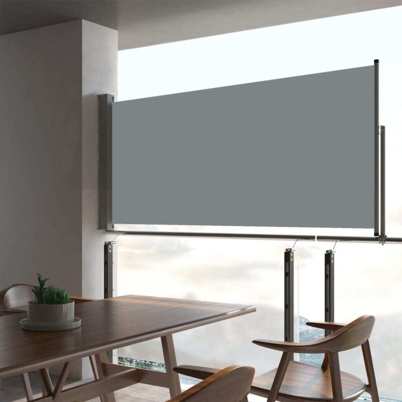 Ausziehbare Seitenmarkise 60×300 Cm Grau Vidaxl Grau
