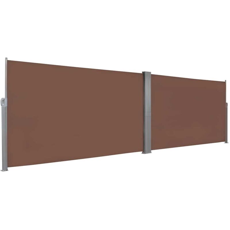 Ausziehbare Seitenmarkise 160×600 Cm Braun - Vidaxl