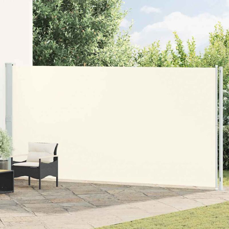 Seitenmarkise Ausziehbar 200x600 Cm Creme - Vidaxl