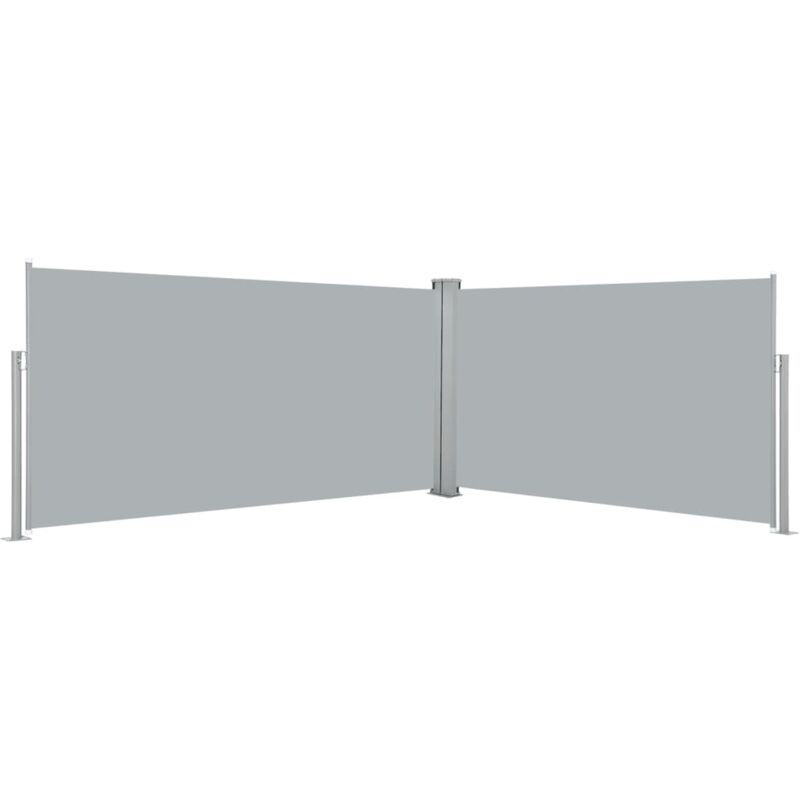 Ausziehbare Seitenmarkise 160x600 Cm Grau - Vidaxl