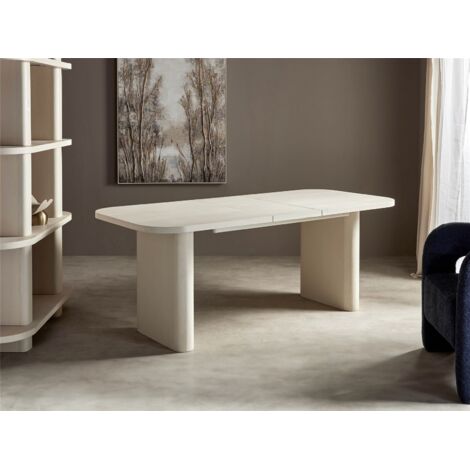 Ausziehbarer Esstisch mit Ares-Griff, 160 (200) x 90 x 76 cm. 160 (200) x 90 x 76 cm
