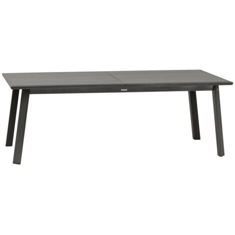 Ausziehbarer Garten-Tisch Pavane Graphit - 12 Sitze