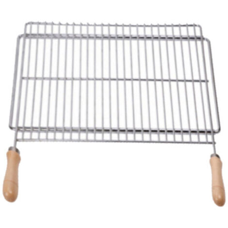 Ausziehbarer Grillrost 60x40cm aus verzinktem Stahl