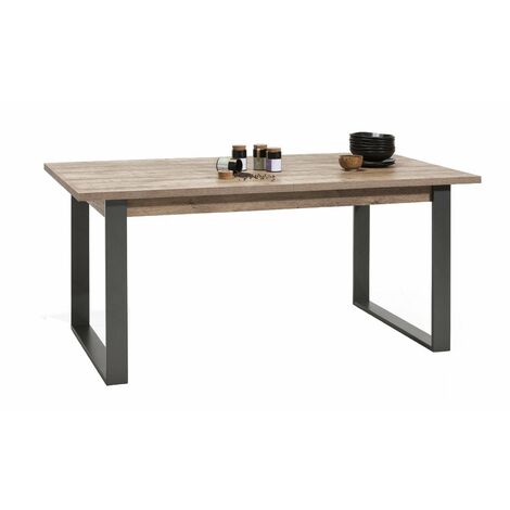 Ausziehbarer Holztisch "LaFabrica" für Indoor-Essen 180/240 cm Küchen- und Wohnzimmermöbel -Hell eiche