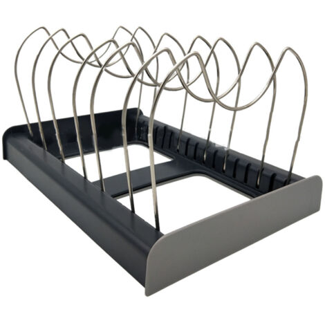 Ausziehbarer Topfdeckelhalter, verstellbare und multifunktionale Deckelaufbewahrung für die Küche