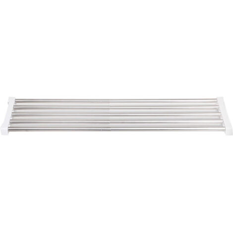 Ausziehbares Ablagefach 25-40 cm, Breite 24 cm, nagelfreie Montage für Schränke und Studentenwohnheime