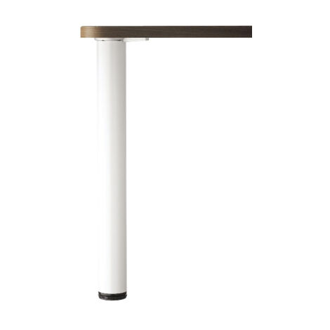 Ausziehbares Tischbein MANART - 710 bis 1100 mm - Ø 60 mm - Weiß - 20BLANC