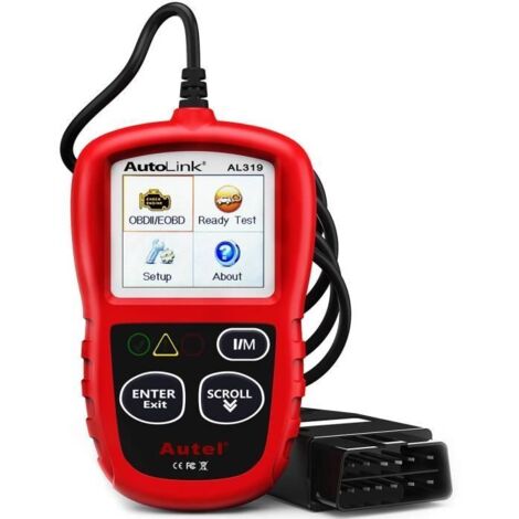 AUTEL AL319 OBD2 Scanner Valise de Diagnostic Un-Clic Auto Outils Multimarque En Français