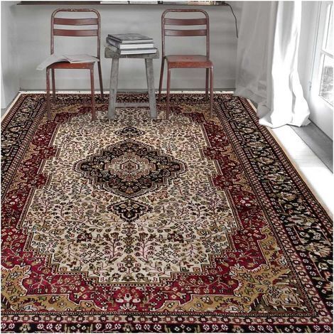 Authentique tapis d'Orient fait main 180x280 beige