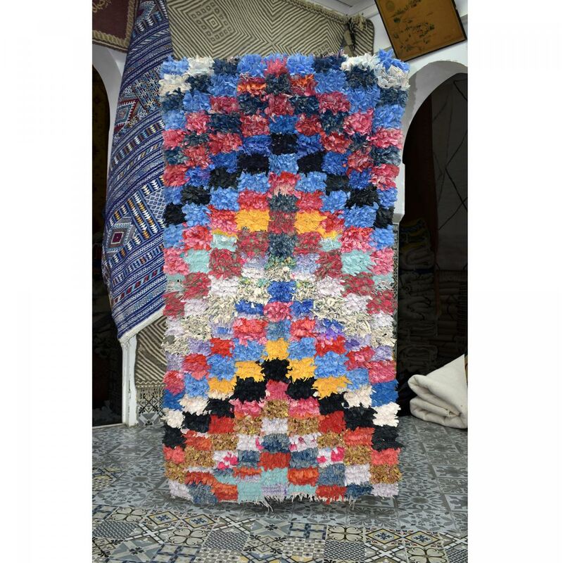 

Auténtica alfombra bereber Ay Alfombra Corredor Tag Main Carpet Salon O habitación en UnAmourDeTapis - Multicolore