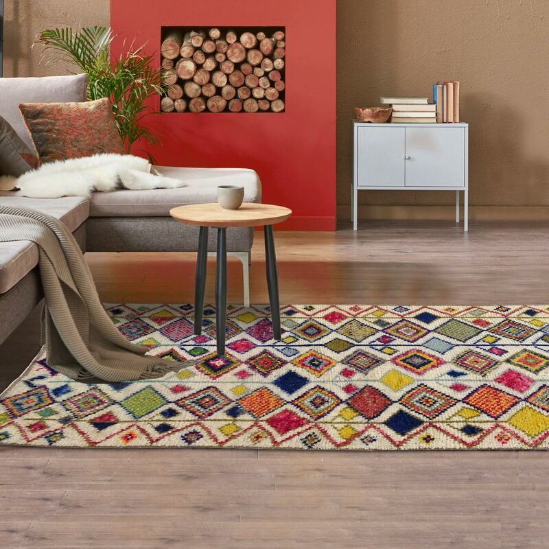 

Berber Carpet Berbre Azillal 24 Lana multicolor - Multicolore