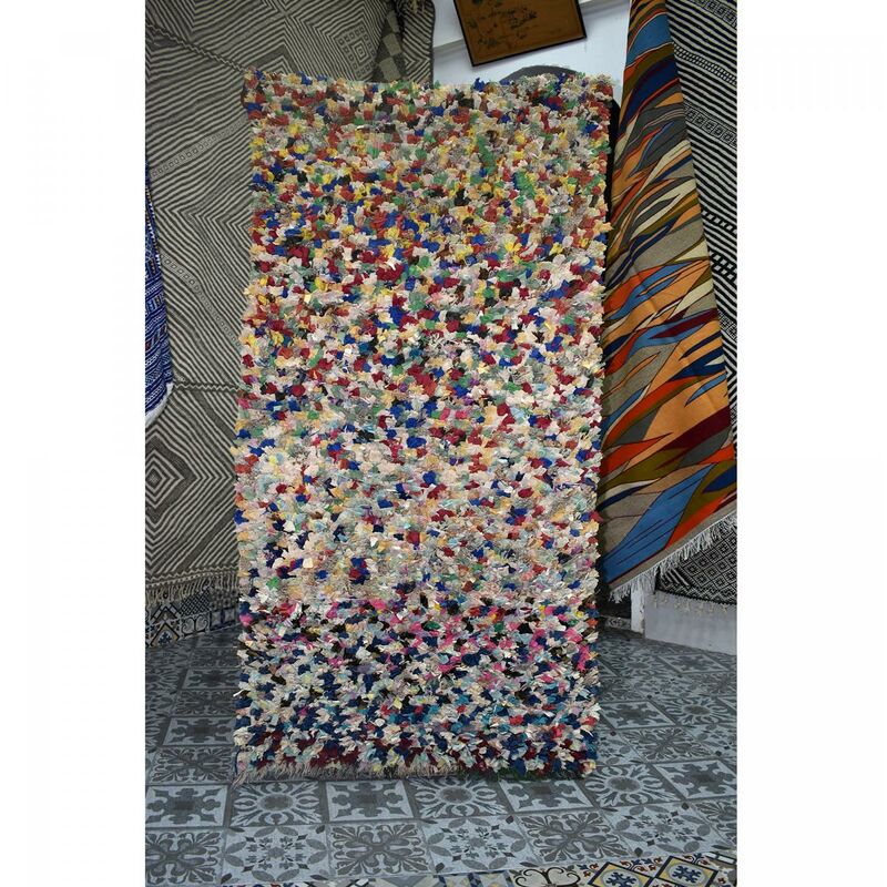

Auténtica alfombra bereber boucharite ad alfombra sala de estar salón salón o habitación en UnAmourDeTapis - Multicolore