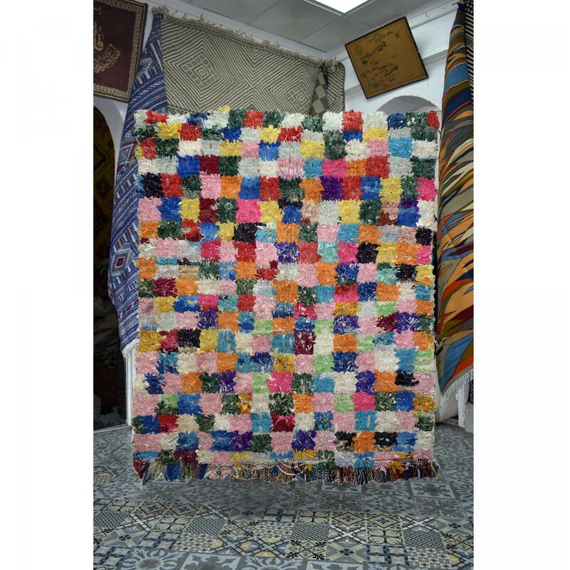 

Auténtico Berber Carpet Hebilla AV Alfombra Sala de estar Alfombra Main Lounge O habitación en UnAmourDeTapis - Multicolore