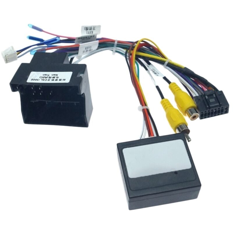 Image of Auto 16PIN Audio Power Kabel Radio Kabelbaum mit Canbus Box für 3008 2008 C4 C-Quatre C4L C3 xr C5