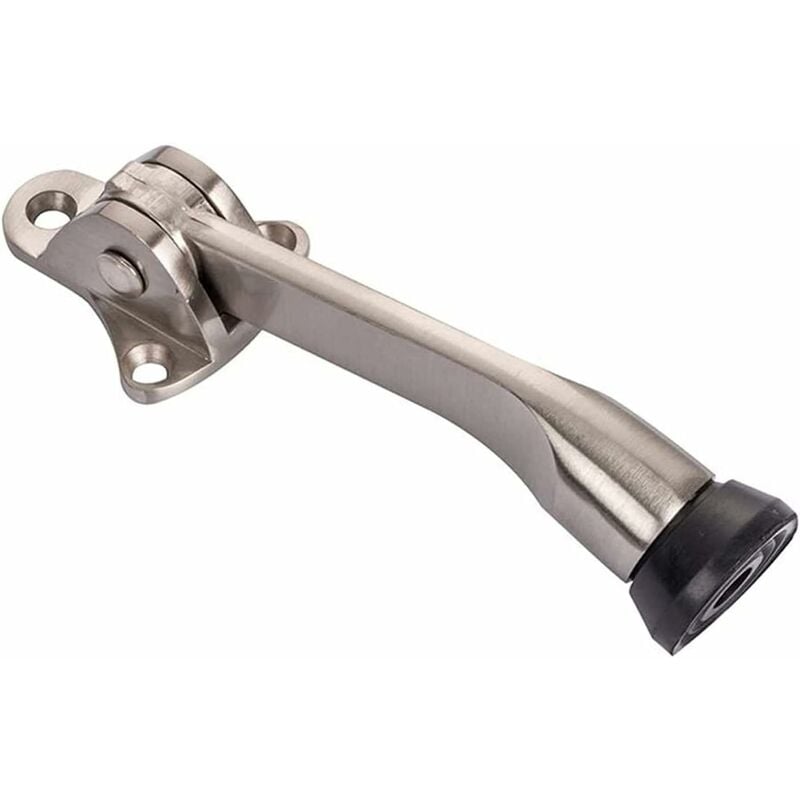 Auto-adhésif Porte arrêts, pare-chocs amortisseur, arrêt de la porte, bouchon de porte en alliage de zinc avec pare-chocs en caoutchouc souple, porte