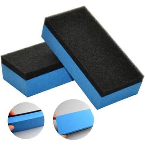 Auto-Applikatorpad, Keramik-Applikatorpad, Keramik-Auto-Applikator, Keramik-Wildlederpad, Auto-Keramikversiegelungsschwamm, Nano-Wachsversiegelungs-Applikatorpads (2 Stück)