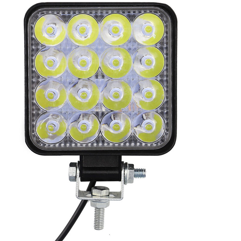 Image of Auto-Arbeitslicht 16LEDs 48W Lichtleiste Flutlicht Rückfahrscheinwerfer für Off-Road-SUV-LKW
