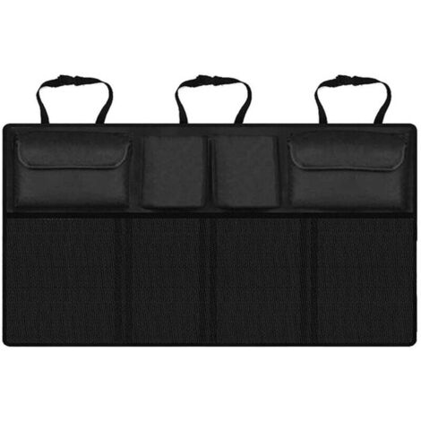 Auto aufbewahrungstasche mit 8 taschen - schwarz