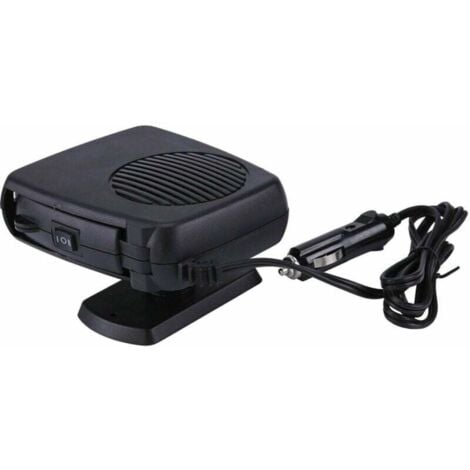 AOUGO Auto-Auto-Lüfter-Heizung, 12 V, 150 W, tragbar, 2-in-1-Keramik-Defroster-Lüfter, universell für die meisten Autos