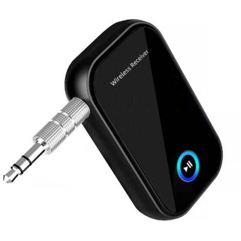 Auto-Bluetooth-Adapter, BT5.0-Auto-Bluetooth-Empfänger, Freisprecheinrichtung, Aux-Bluetooth-Audioempfänger, 3,5-mm-Audiobuchse für Auto/kabelgebundene Kopfhörer/Heim-Audio