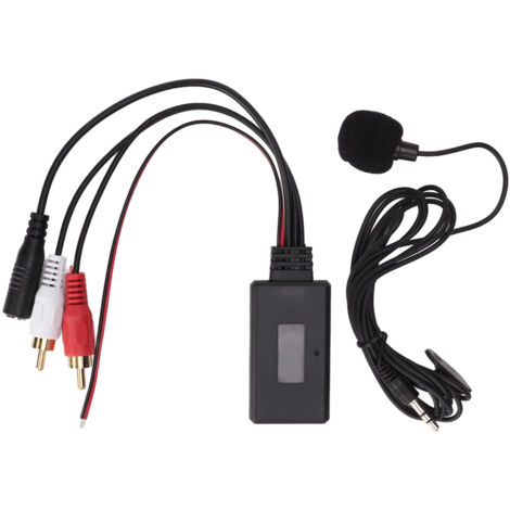 Auto Bluetooth5.0 Modulo AUX Microfono vivavoce ABS antiusura antietà per Pioneer 2RCA