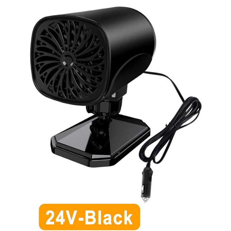Insma - Chauffage portatif pour voiture ventilateur de refroidissement dégivreur désembueur sèche-linge 24V noir lbtn