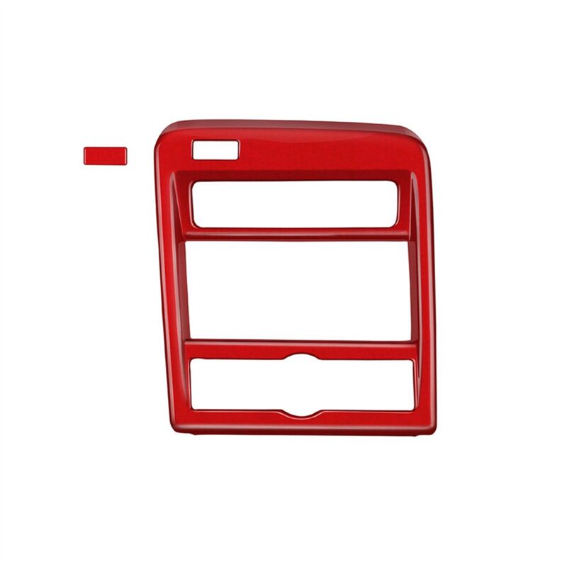 Image of Auto Center Console Getriebe Panel Abdeckung Trim für 2024 + Innen Zubehör Rot