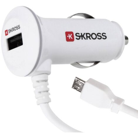 Auto Charger Micro Usb - Bianco