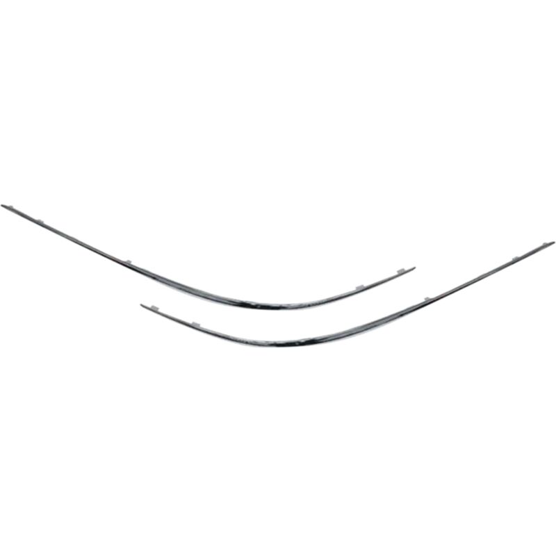 Image of Tlily - Auto Chrom Vorne Links Rechts StoßStange Untere Abdeckung Zierleiste für clk W209 2002-2009