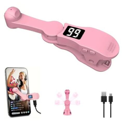 Auto Clicker - Compatible Avec Smartphone Et Tablette - Affichage LED - Fréquence Réglable Jusqu'à 10 Cps - Pour Diffusions En Direct Tiktok Likes Tâches Récompenses - 1 Pièce