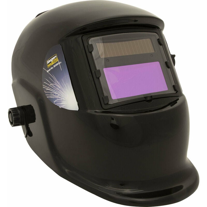 Loops - Auto Darkening Welding Helmet - mig tig & Arc Welding - Adjustable Shade 9 to 13